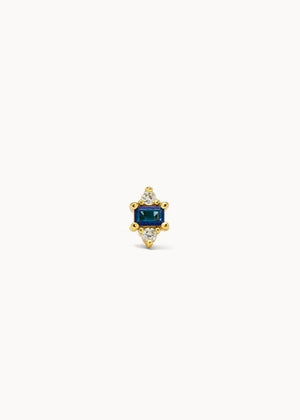 Piercing Azul Doble