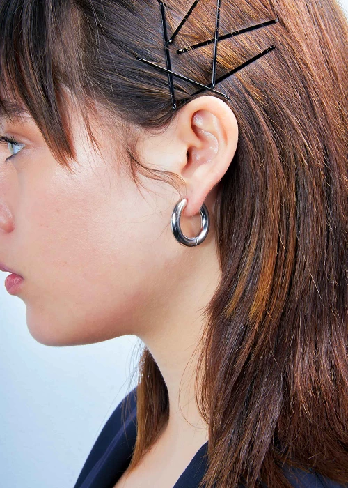 Pendientes Thick Hoop - CREU | Comprar online