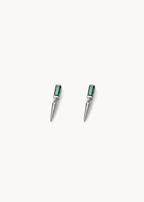 Spike Green Earrings - CREU | Buy Online