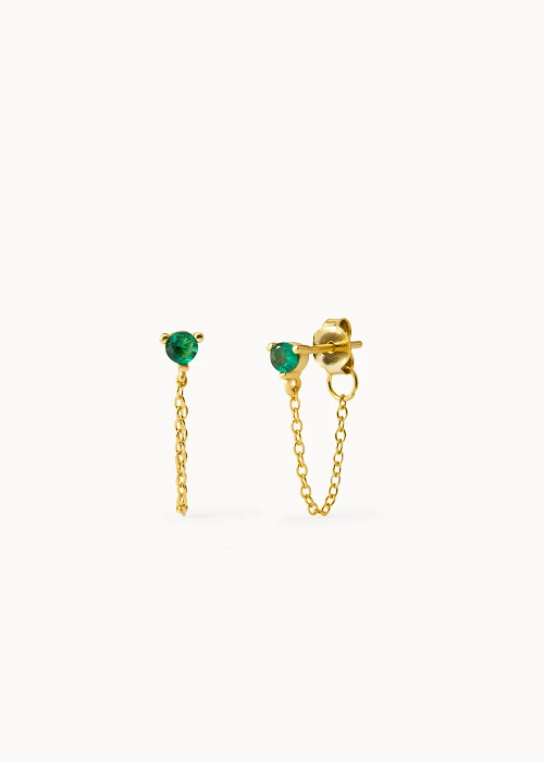 Green Chaine Earrings