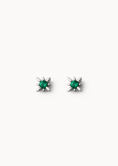 Mini Windrose Green Earrings - CREU | Buy Online