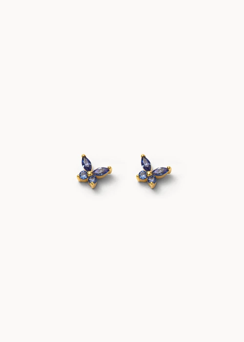 Pendientes Mariposa Azul