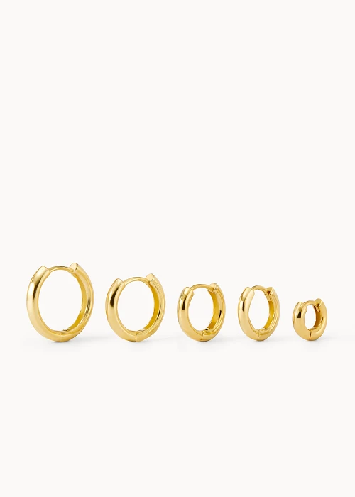 Thick Click Hoop Earrings