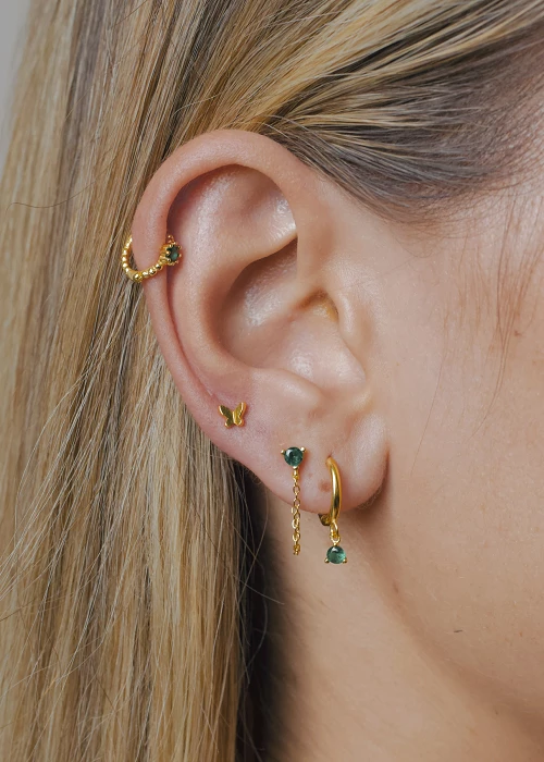 Lili Green Earrings - CREU | Buy Online