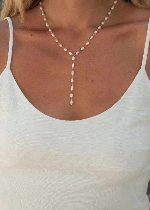 Drop Pearl Necklace - CREU | Buy Online