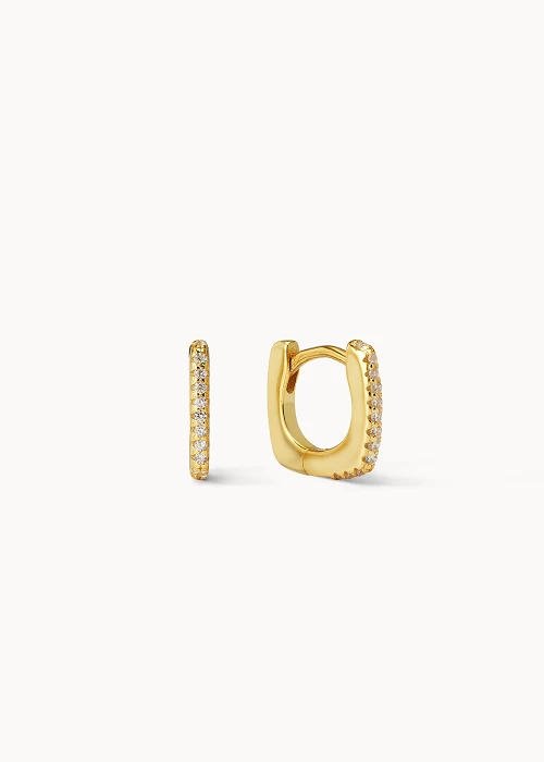 Pendientes Square Brillo - CREU | Comprar online