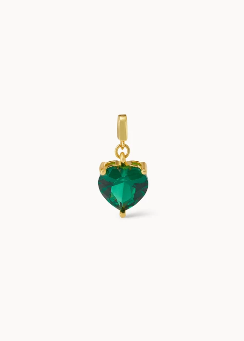 Charm Green Heart