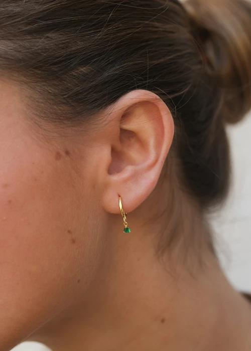 Pendientes Shine Green - CREU | Comprar online