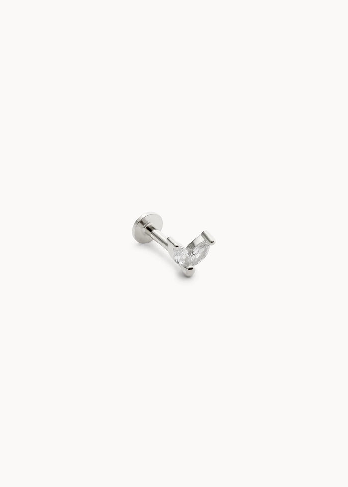 Piercing White V
