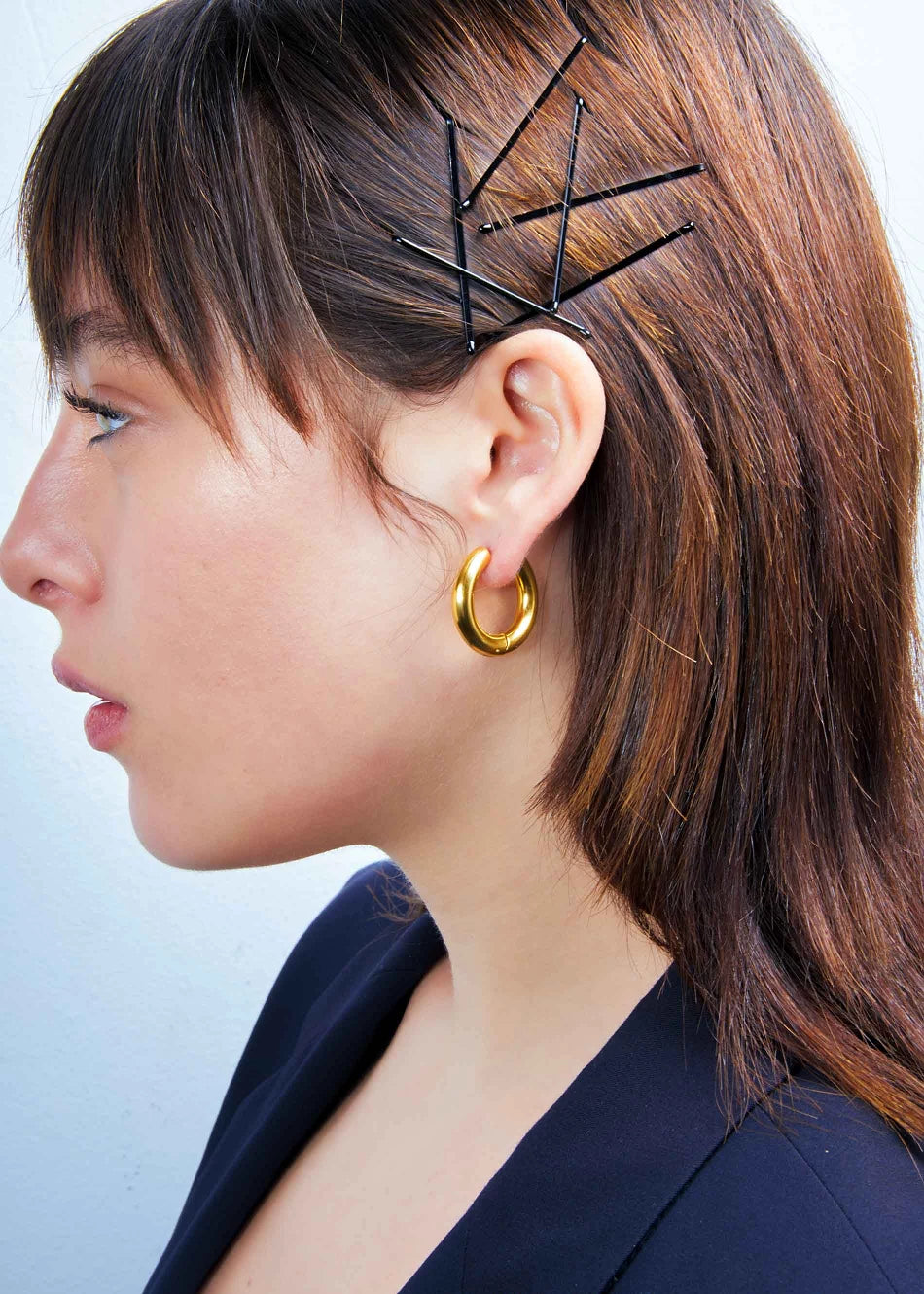 Thick Hoop Earrings