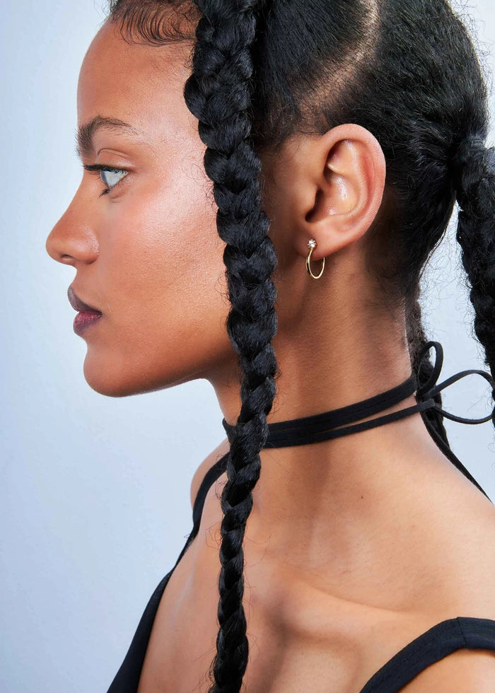 Pendiente Classic Shiny Hoop