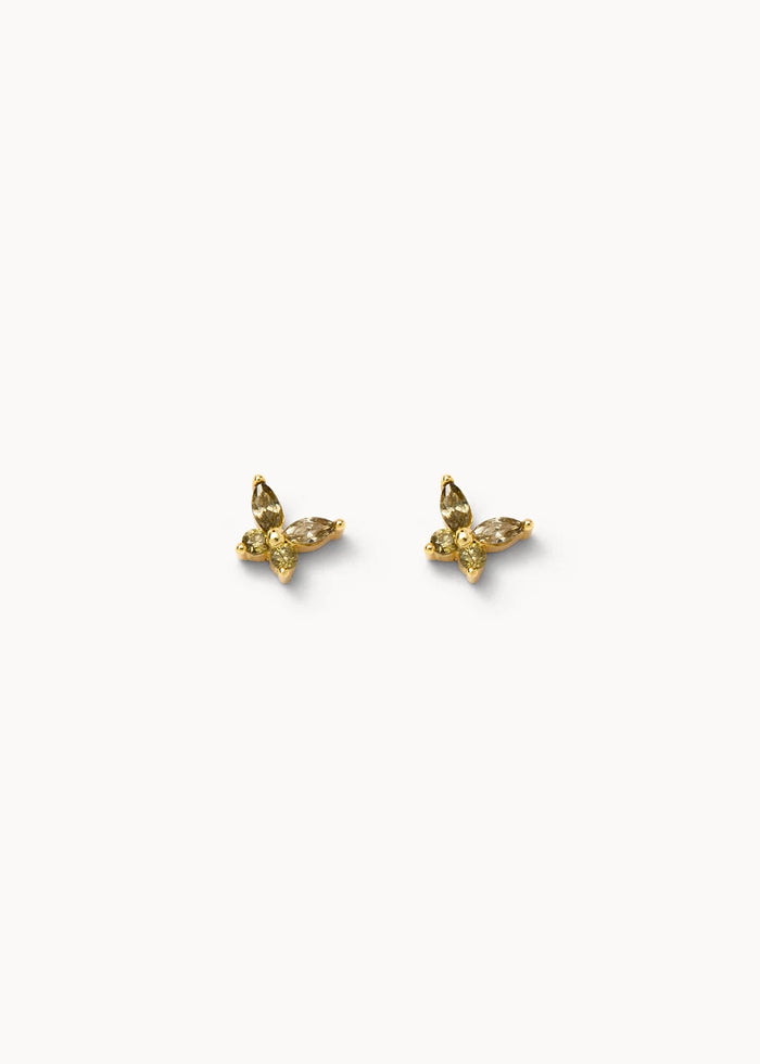 Mariposa Green Earrings