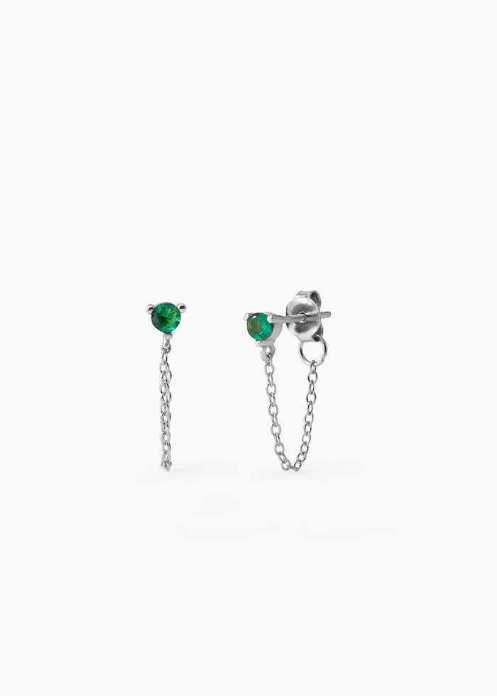 Pendientes Green Chaine
