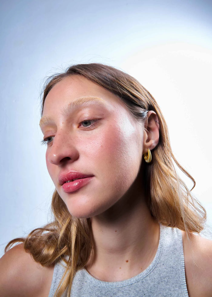 Pendientes Aovado Rayé