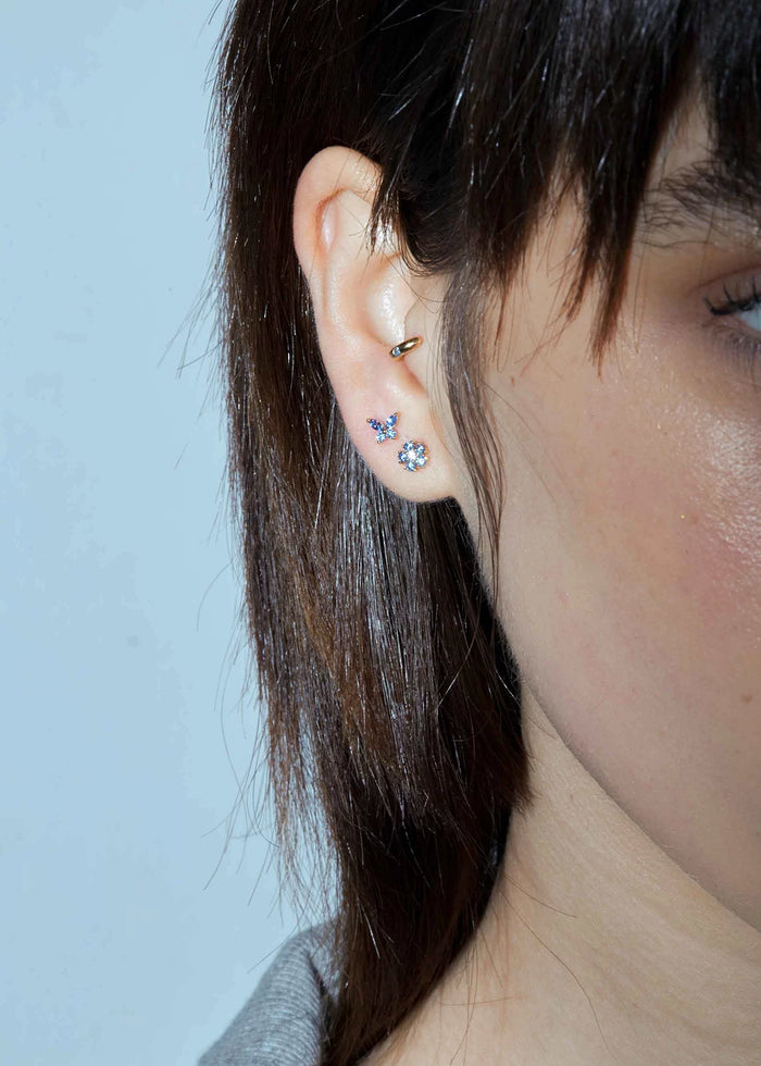 Pendientes Mariposa Azul
