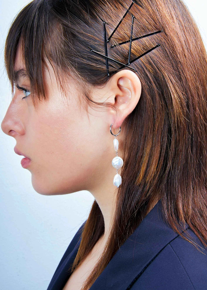 Pendientes Triple Pearl