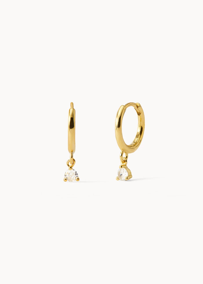 Pendientes Shine White
