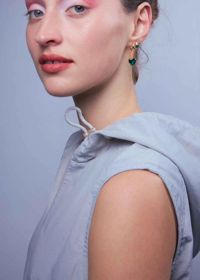 Pendientes Green Heart