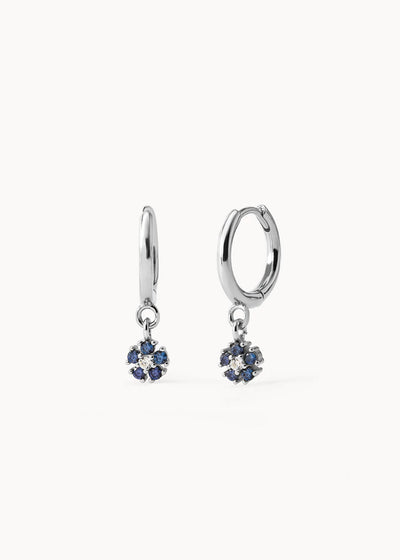Pendientes Aro Daisy Blue