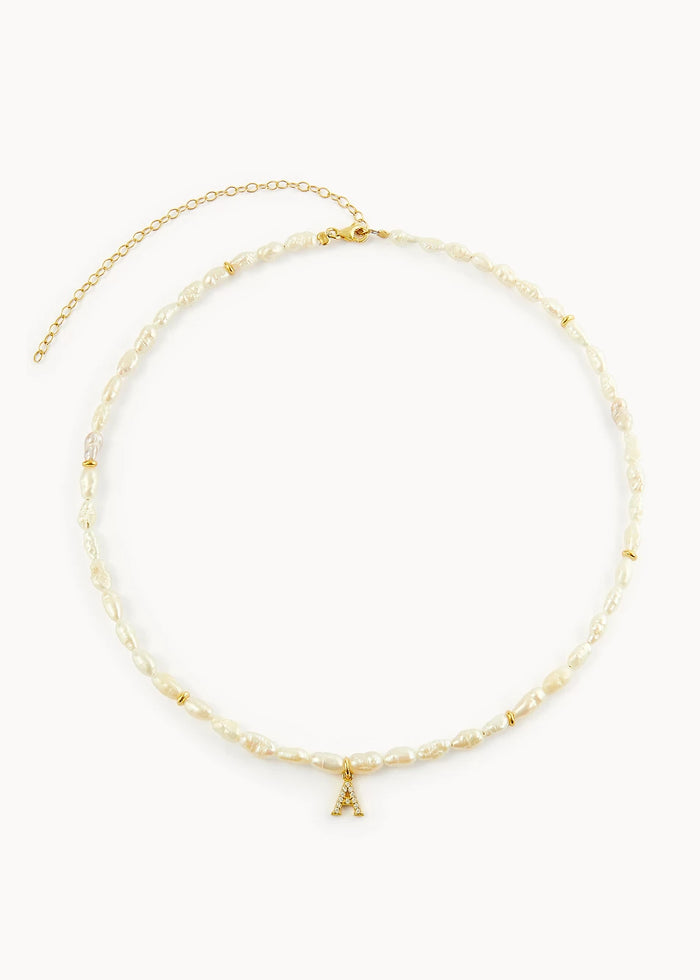 Collar Perlas Inicial