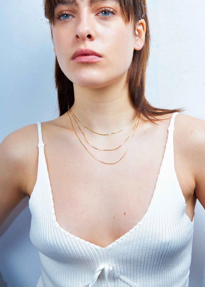 Collar Triple Little Chains