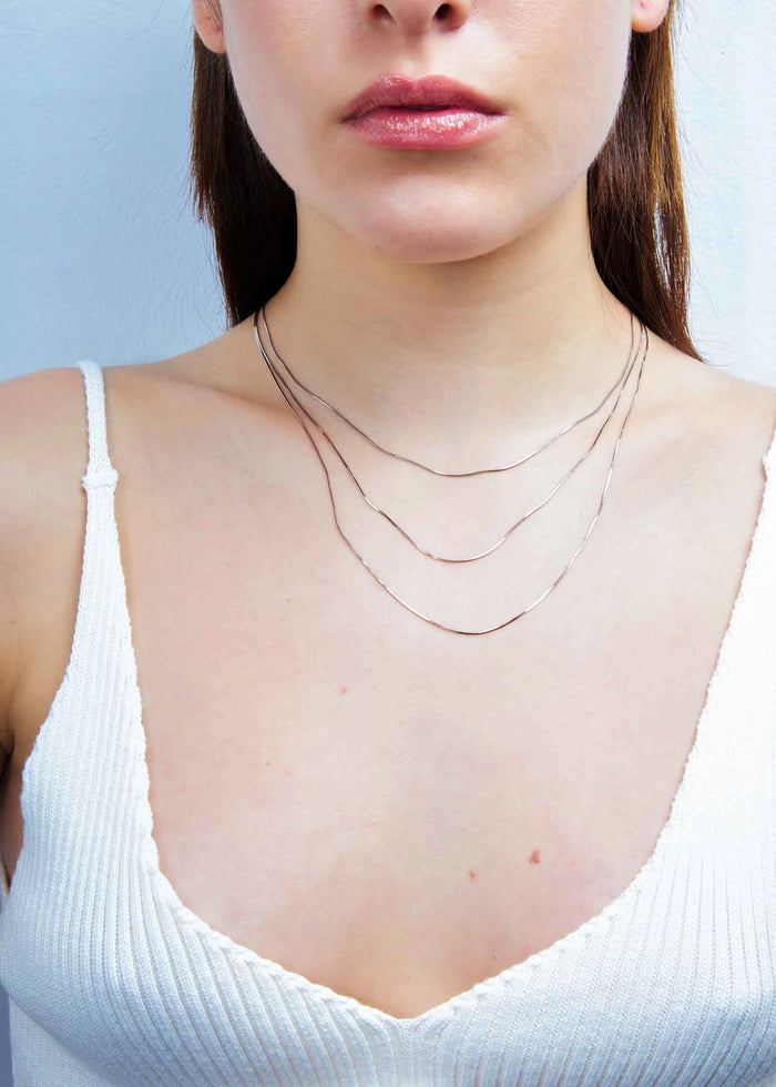 Collar Triple Little Chains