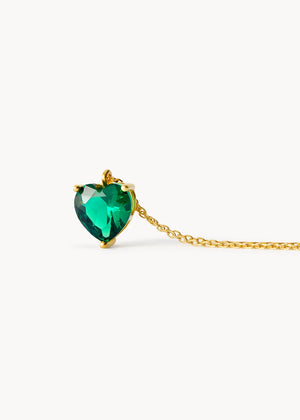 Collar Green Heart