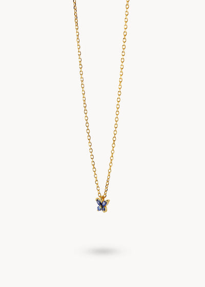 Mariposa Blue Necklace