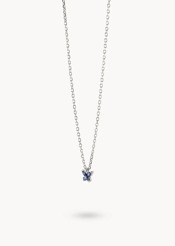 Collar Mariposa Azul