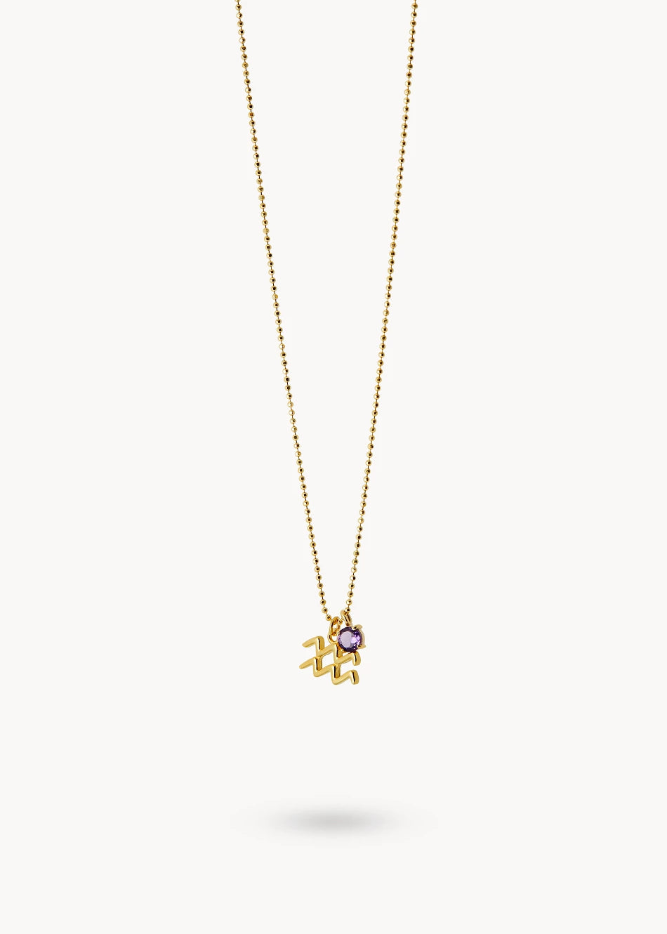 Collar Astro Energy Acuario en oro