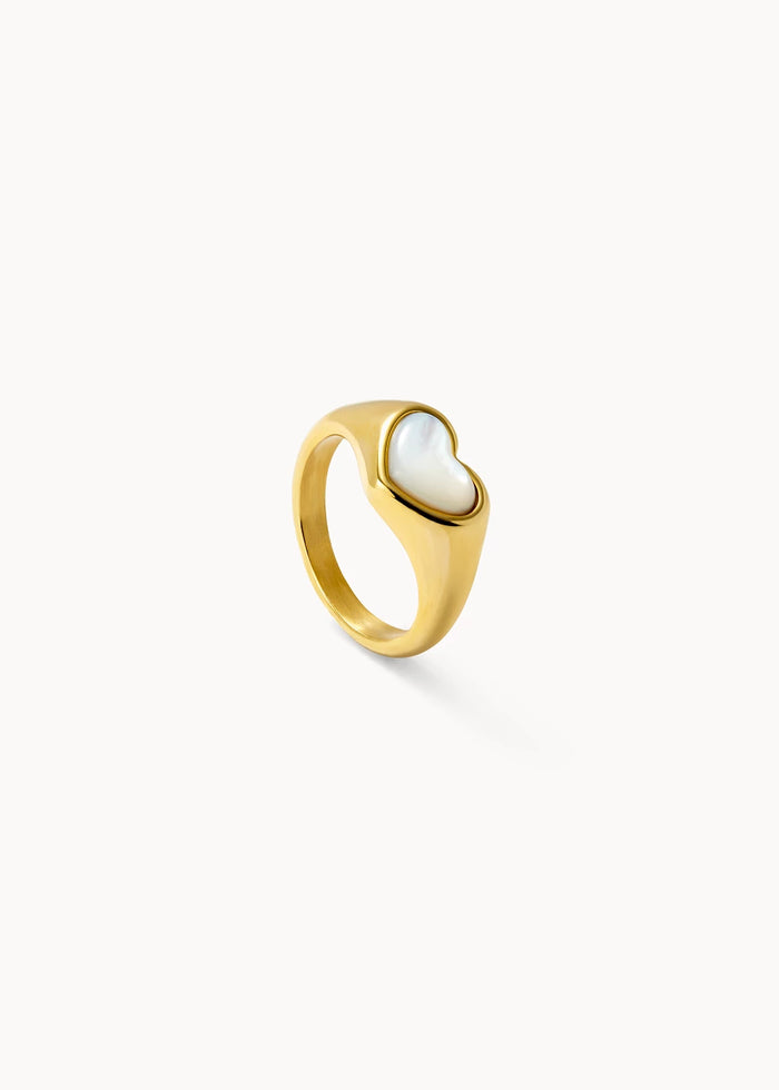 Anillo White Heart