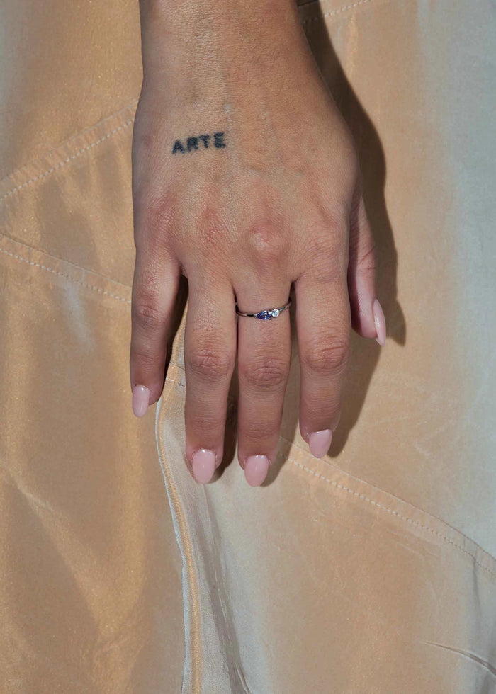 Blue Drop Ring