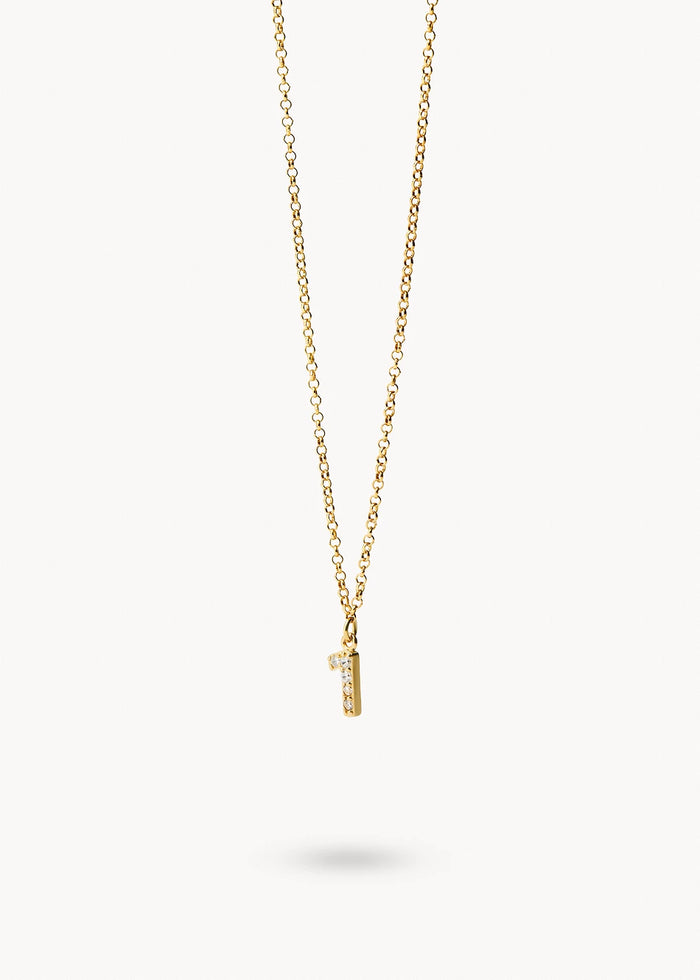 Collar Número Brillo