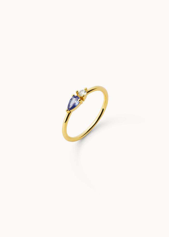 Blue Drop Ring