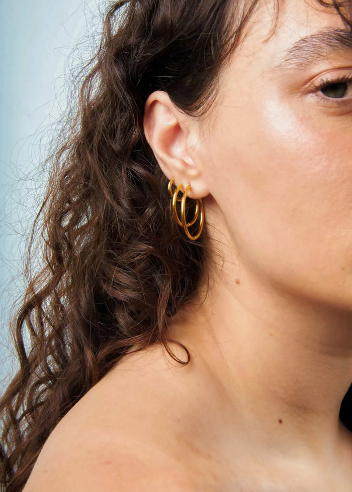 Pendientes Aros Click Acero