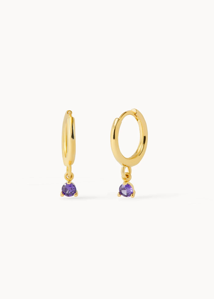 Shine Violet Earrings