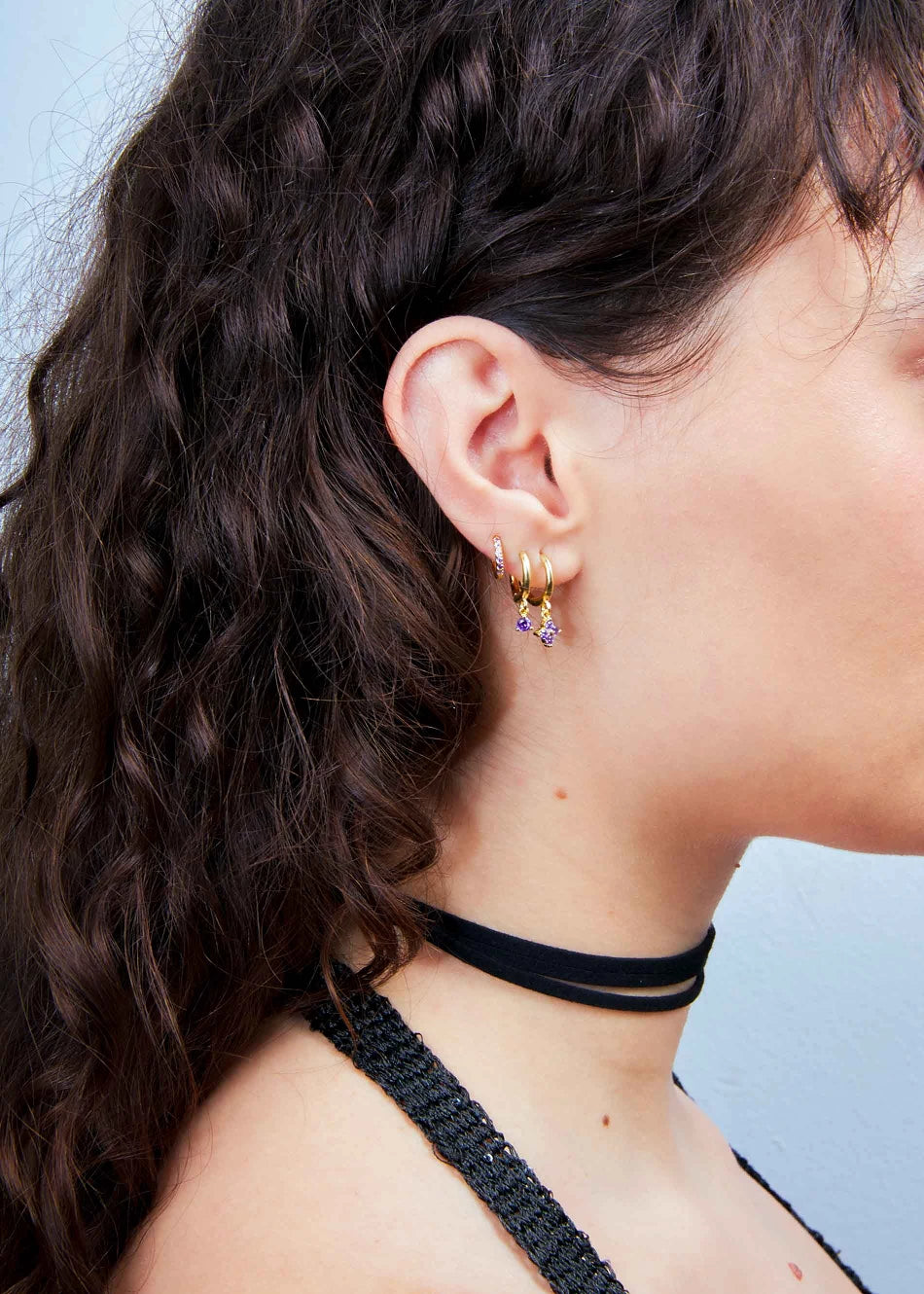 Pendientes Shine Violet