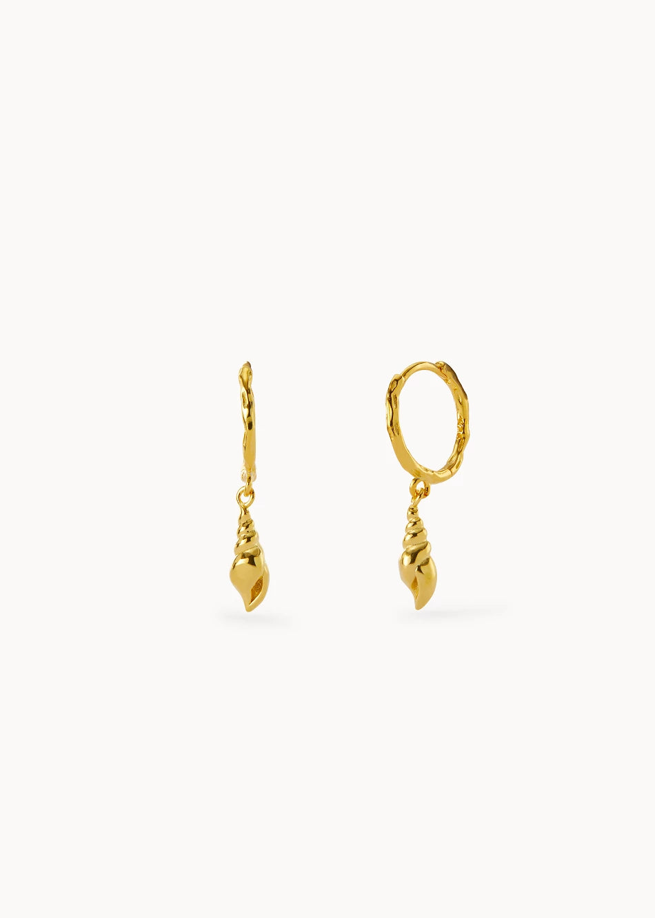 Pendientes Aro Caracola de Mar