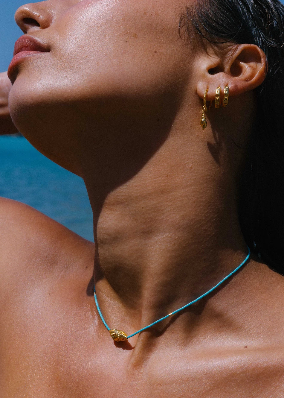 Pendientes Aro Caracola de Mar