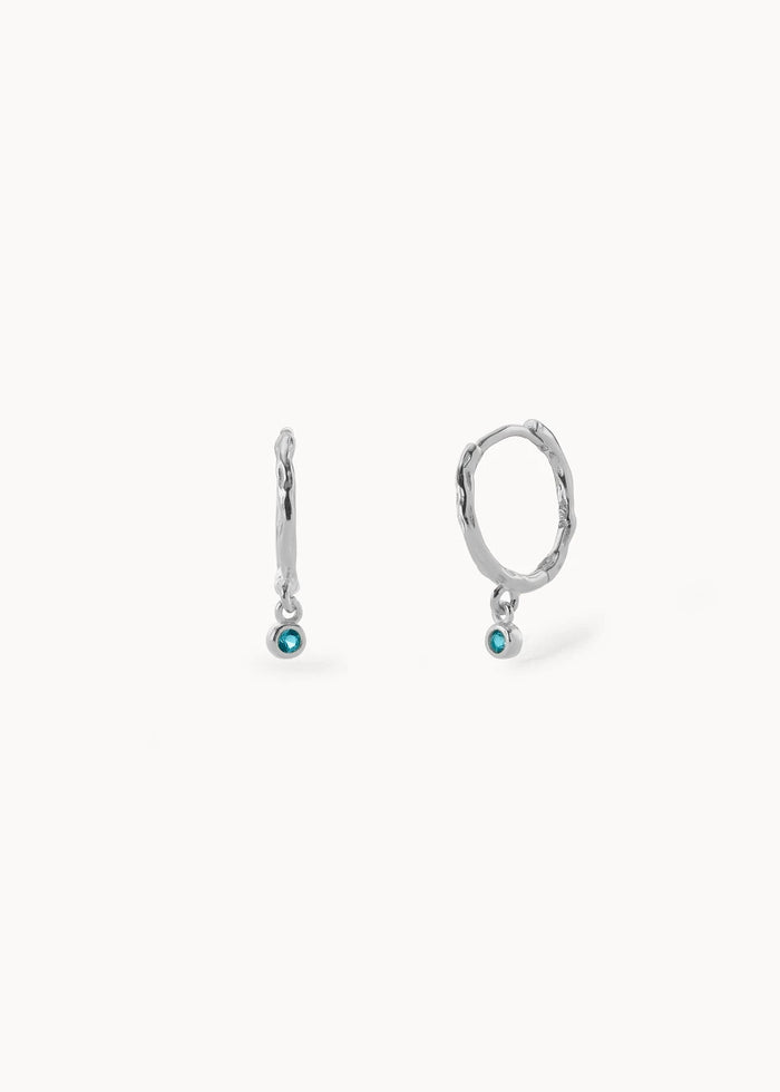 Pendientes Aro Pétit Bleu