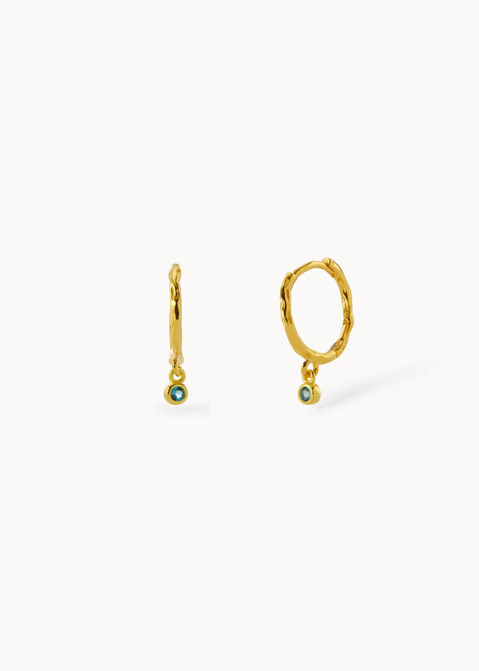 Pendientes Aro Pétit Bleu