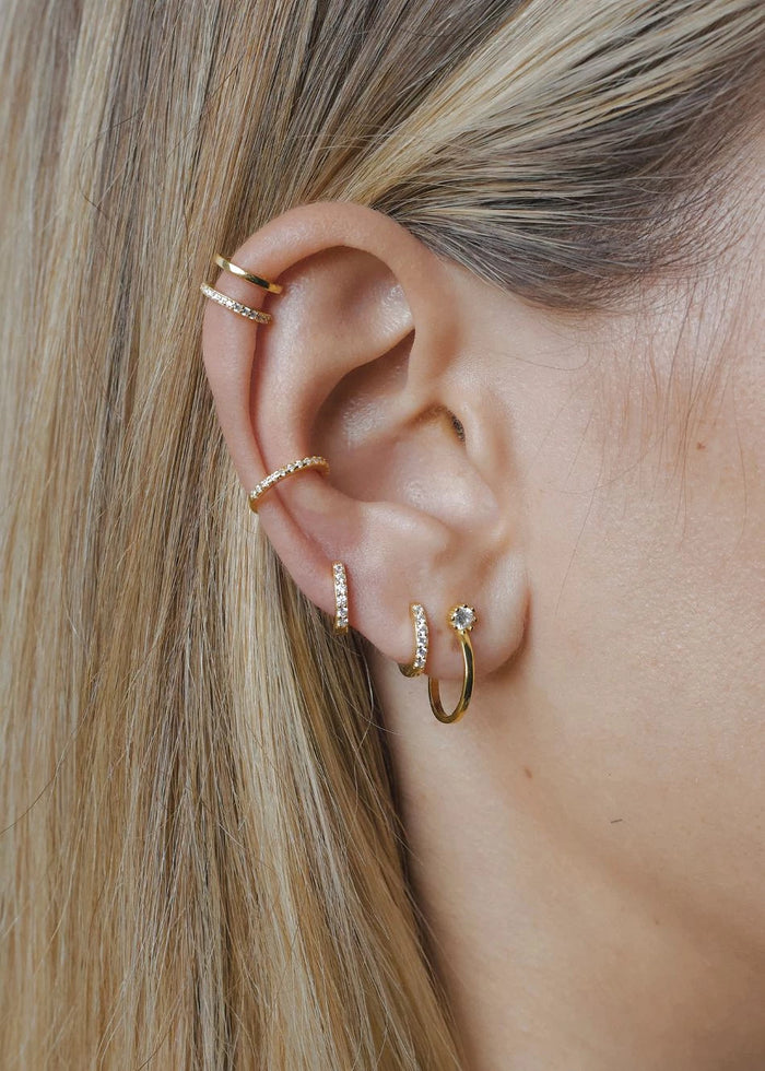Pendiente Classic Shiny Hoop