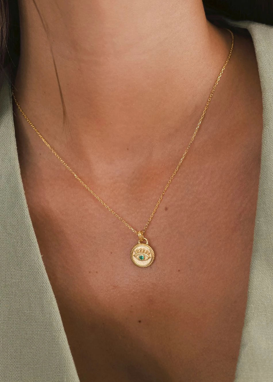 Collar Green Eye