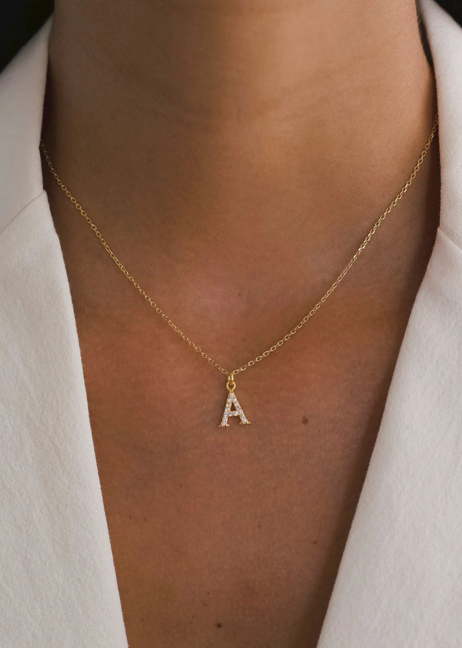 Collar Inicial Brillo