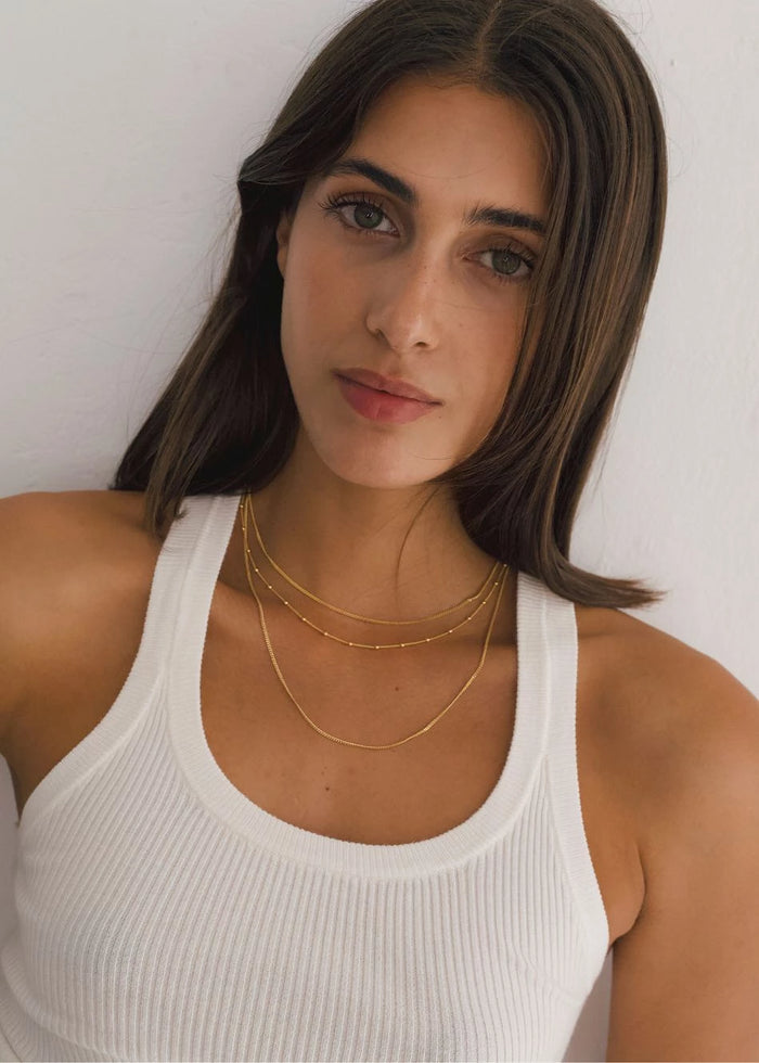 Collar Triple Fine Chains
