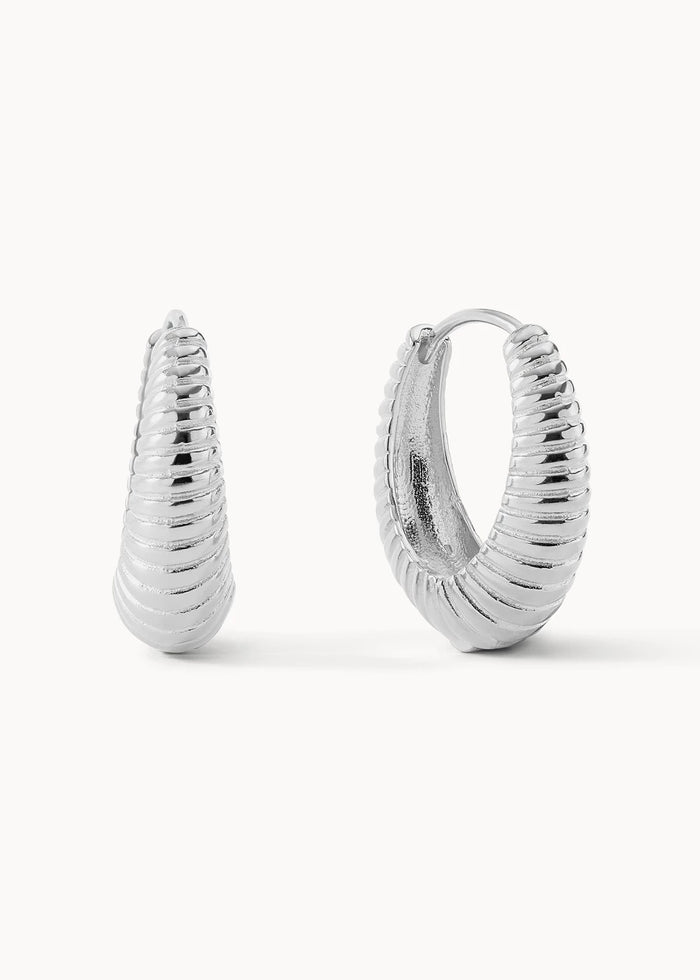 Pendientes Aovado Rayé