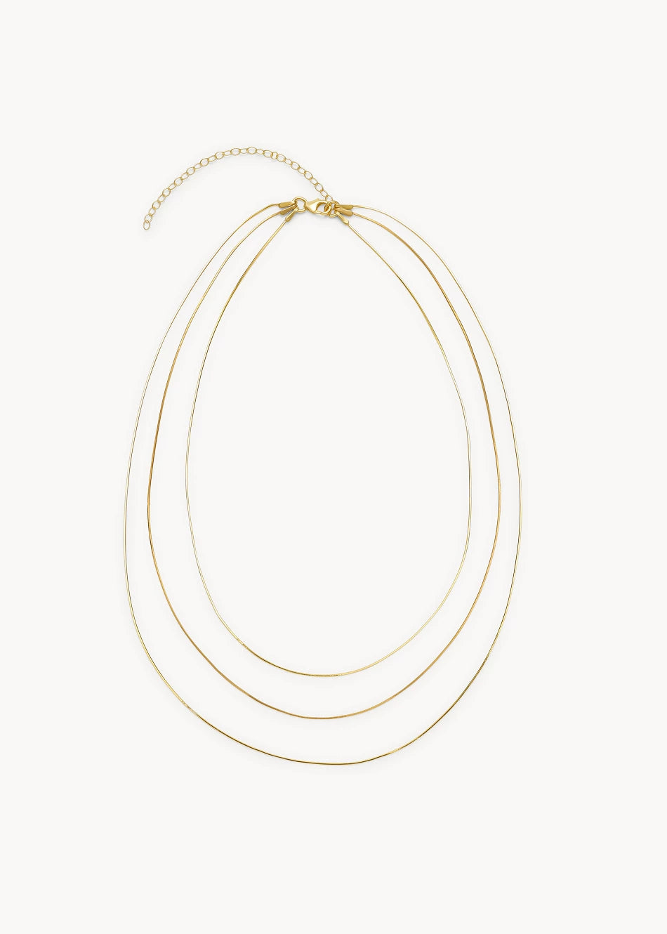 Triple Little Chains Necklace