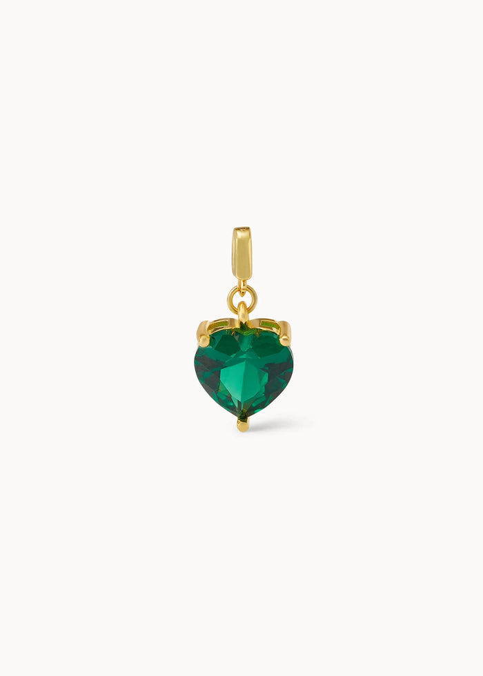 Green Heart Charm