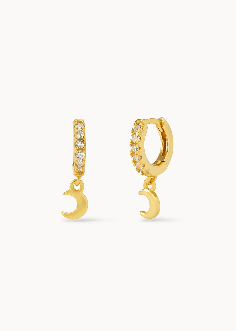 Luna Brillo Hoop Earrings