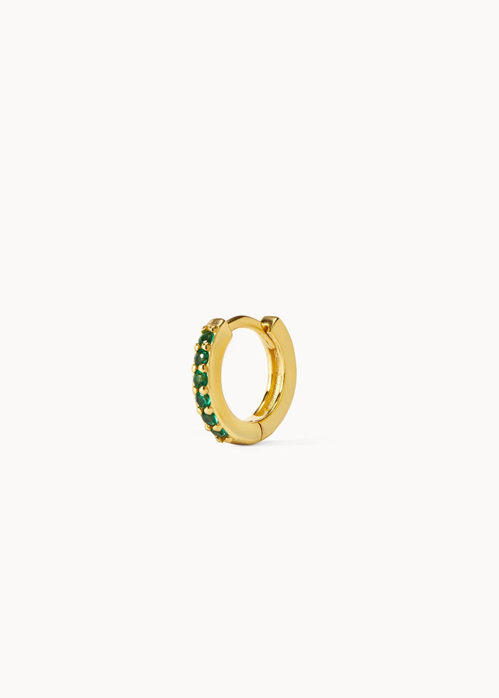 Piercing Green Mini-Hoop